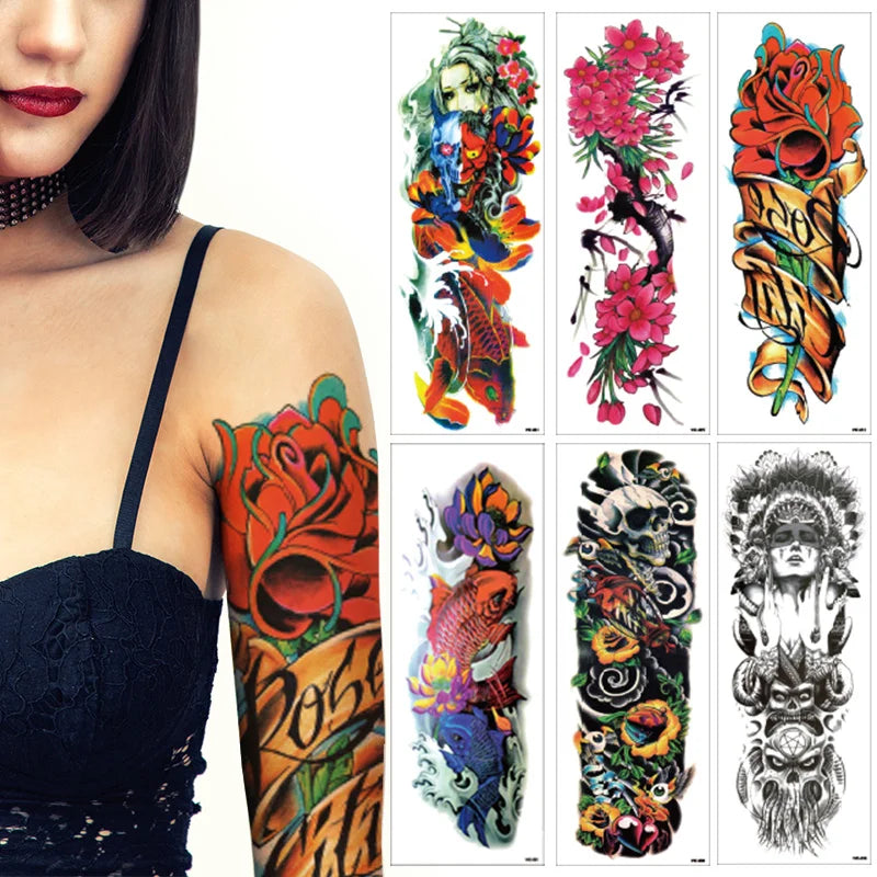 TATUAJES TEMPORALES X2 UND NAT (CARRITO)