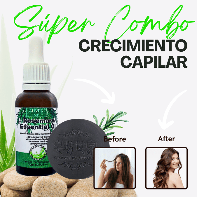 COMBO CRECIMIENTO ROSEMARY + SHAMPOO X1 COMBO XPA1 (CARRITO)
